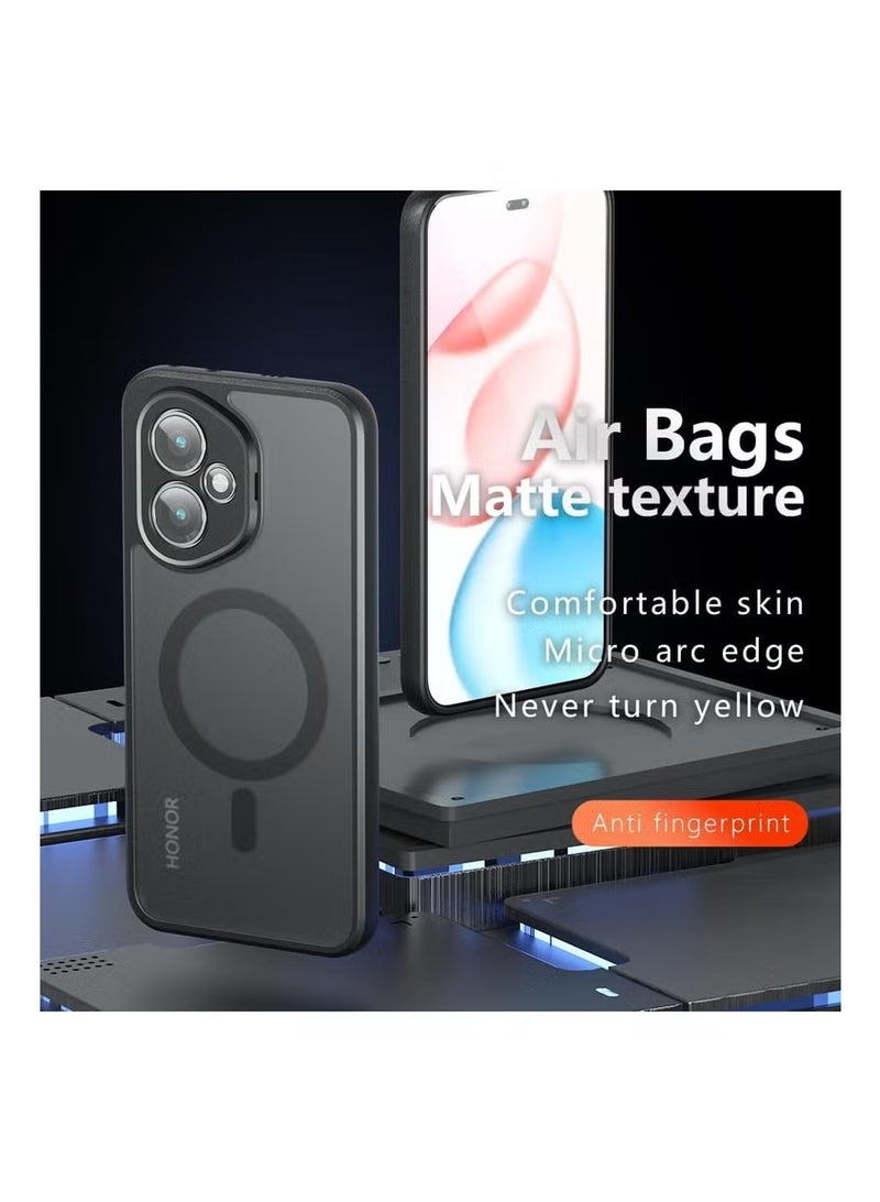 Gecomo for Honor 400 5G Case: Translucent Matte Shockproof Phone Case with Camera Cover - Honor 400 Slim Thin Yet Military Grade Drop Proof Silicone Bumper Case - Image 2